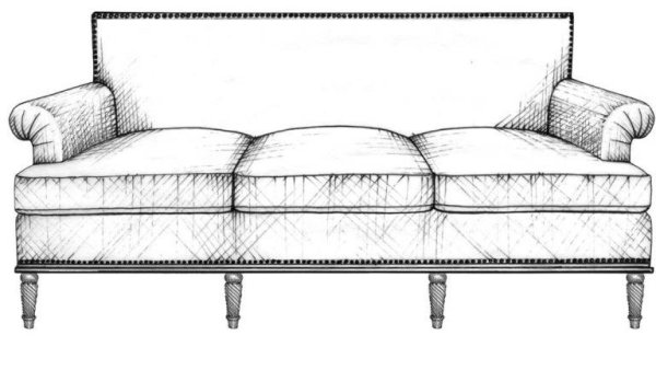 Мебель карандашом