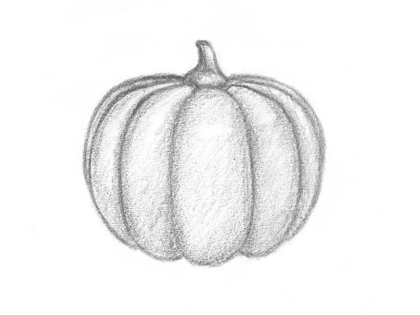 How to draw a Pumpkin