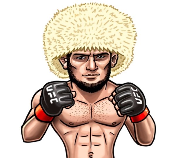 Арт Хабиба Нурмагомедова