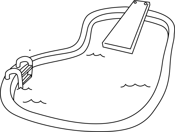 Аквапарк иллюстрация