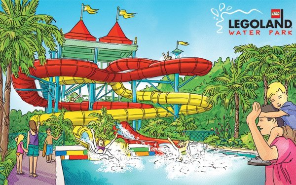 Аквапарк рисунок