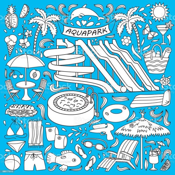 Детская площадка раскраска