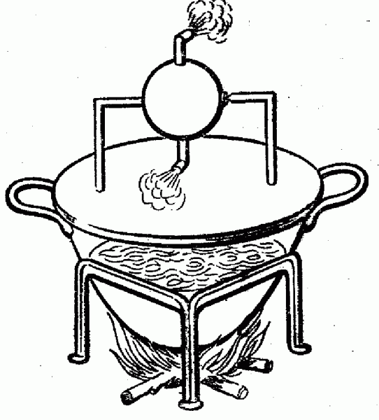 Леонардо да Винчи тепловой двигатель