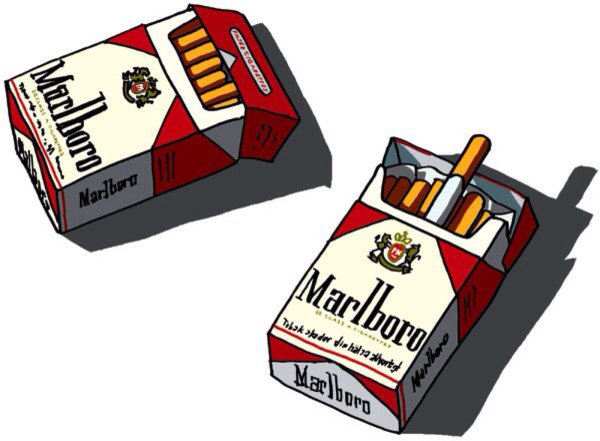 Сигарета эскиз