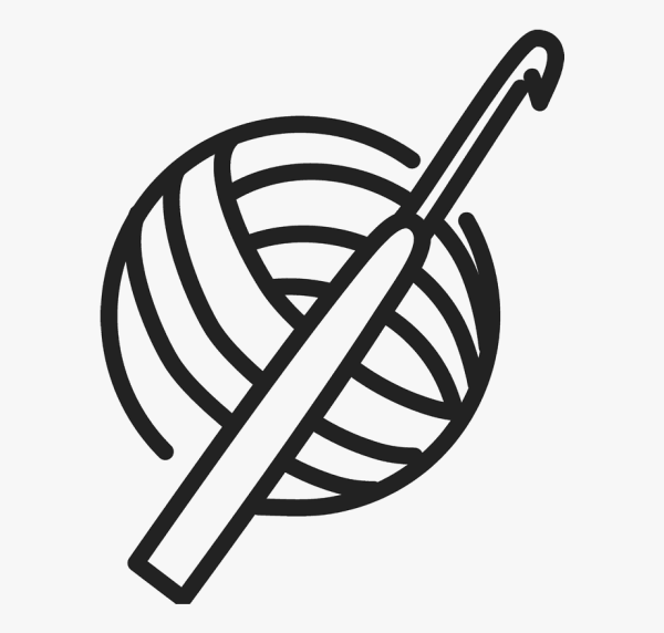 Клубок трафарет