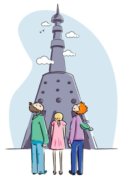 Останкинская башня детский рисунок