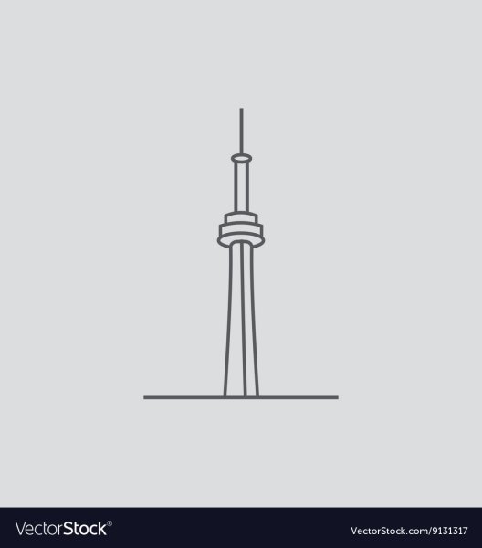 Телебашня Останкино рисунок