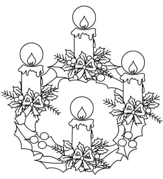 Новогодний винокрасскраска