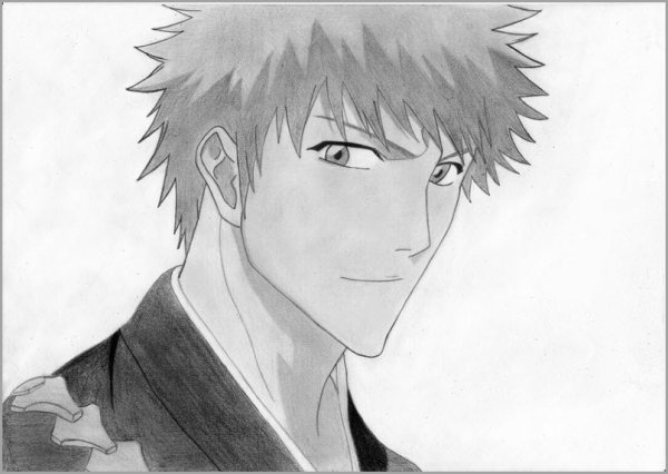 Ичиго Куросаки для срисовки