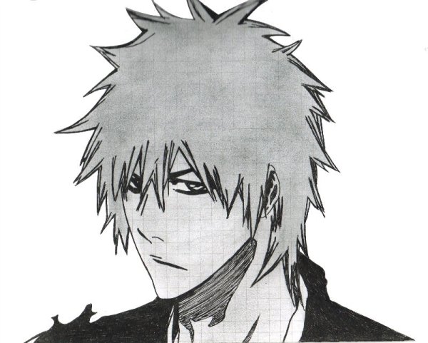 Блич Ичиго для срисовки