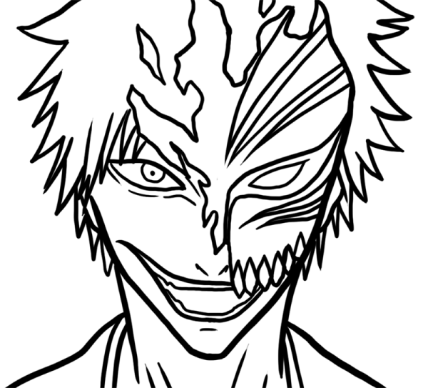 Нарисовать Ичиго Куросаки карандашом