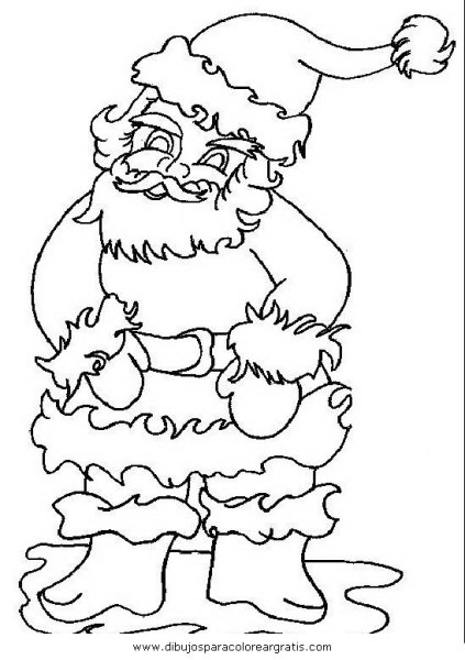 Лёгкие рисунки Деда Мороза