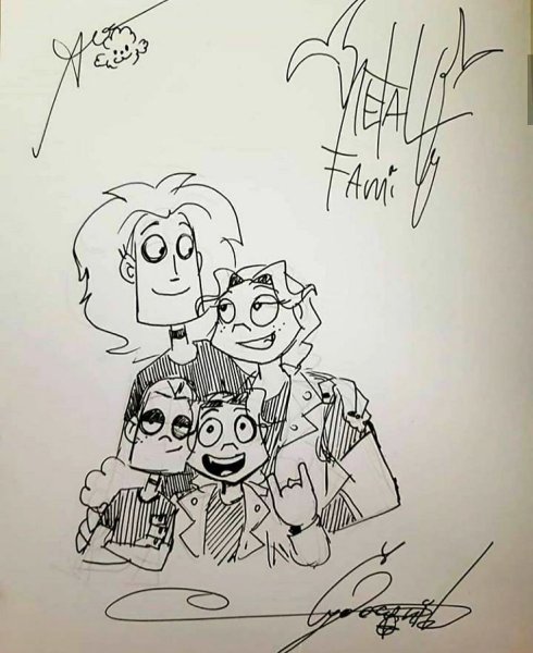 Скетчи метал Фэмили ди