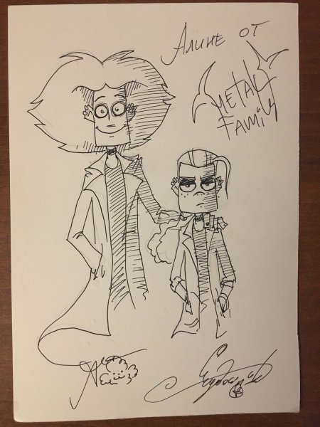 Метал Фэмили скетчи Алины