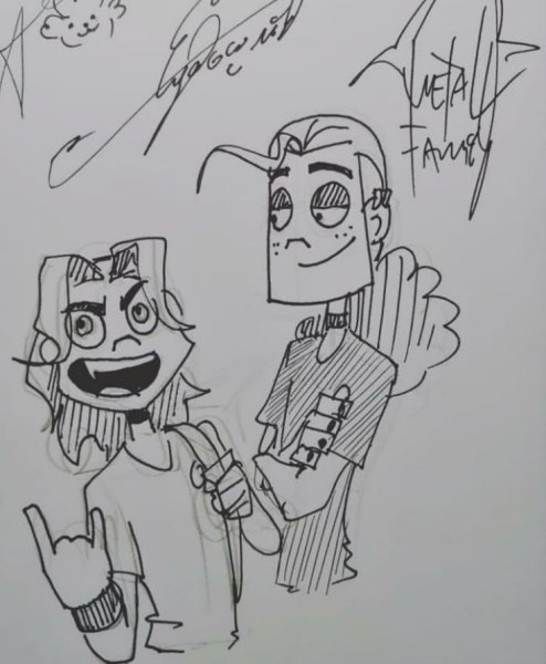 Метал Фэмили скетчи