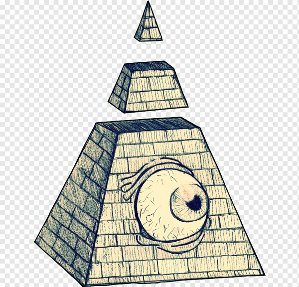 Пирамида Чичен ица чёрно-белая