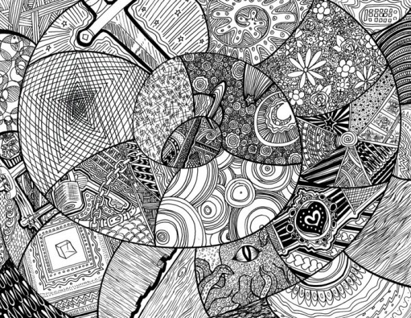 Абстракция рисунки