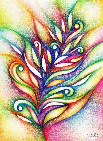 Абстракция рисунки карандашом