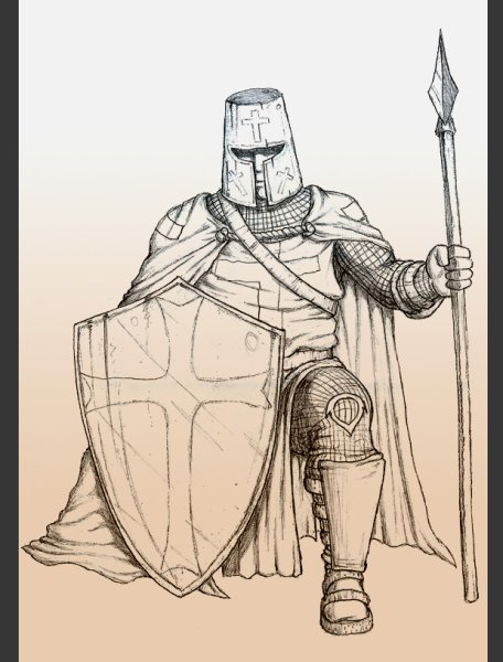 Рисование рыцарей