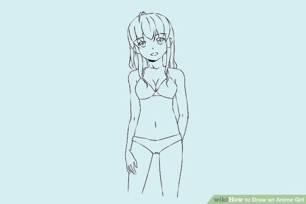 Тело аниме в купальнике