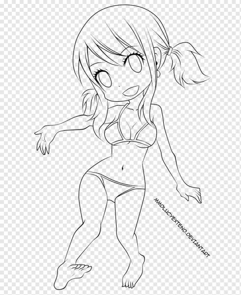 Аниме для срисовки в купальнике