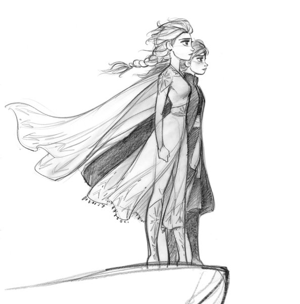 Набросок Эльзы