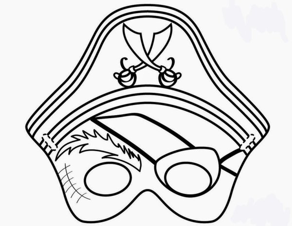 Эскиз маски карнавальной