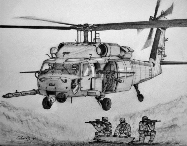 Эскиз вертолета