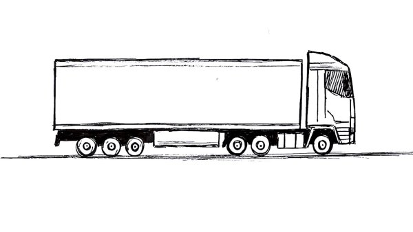 Поэтапное рисование фуры