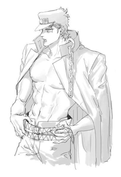 Джотаро Куджо тату