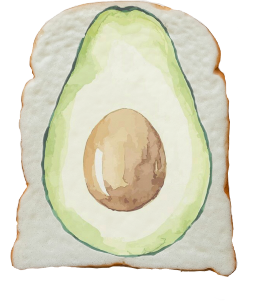 Авокадо карандашом