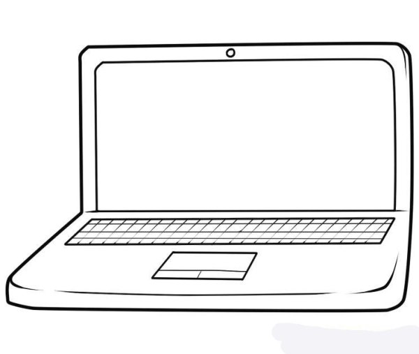 Компьютер рисунок скетч
