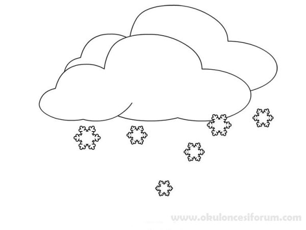 Зимний пейзаж раскраска для детей