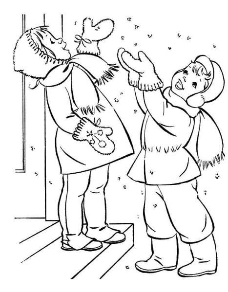 Весна рисунок черно белый