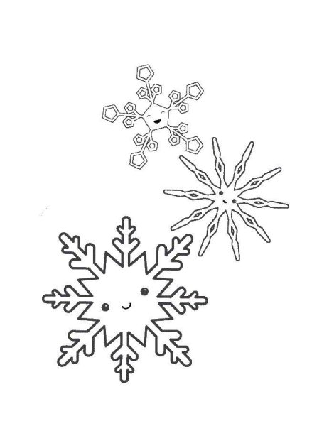 Зимний пейзаж раскраска