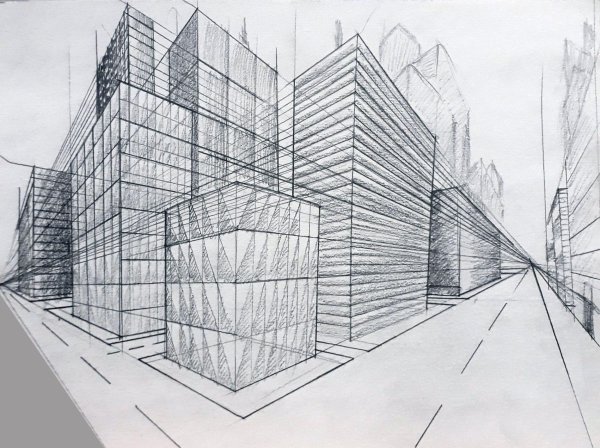 Угловая линейная перспектива