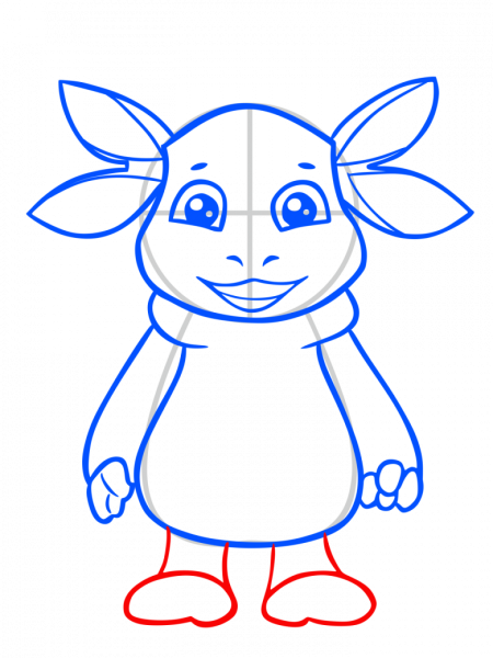 Рисунки для срисовки Лунтик