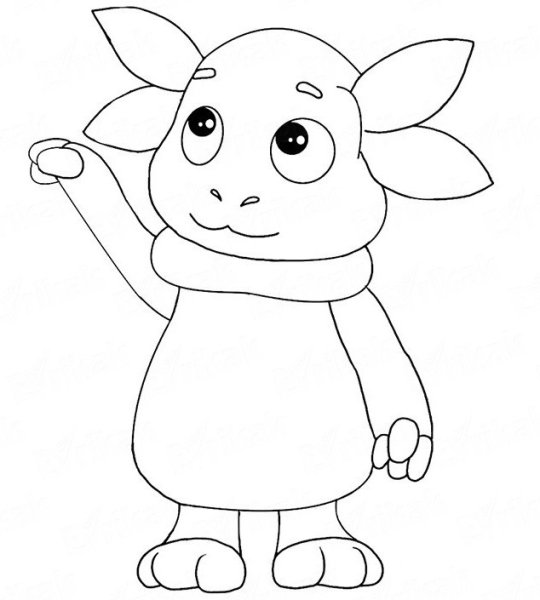 Лунтик для рисования