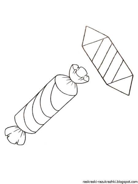 Конфета контур