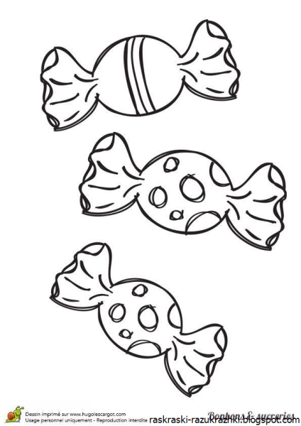 Новогодний леденец раскраска