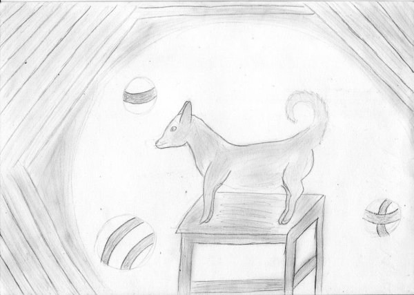 А П Чехов каштанка рисунок карандашом