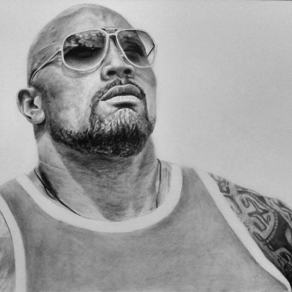 Дуэйн скала Джонсон портрет