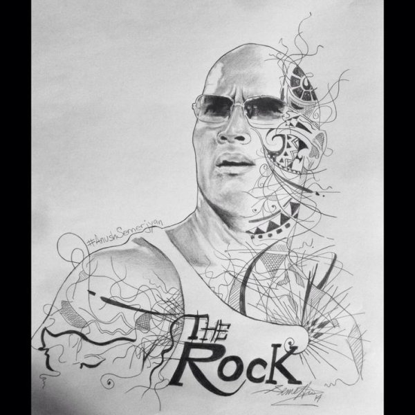 Дуэйн Джонсон портрет