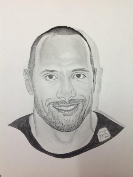 Дуэйн Джонсон мультяшный