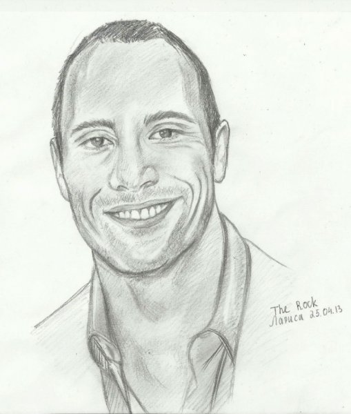 Дуэйн скала Джонсон портрет