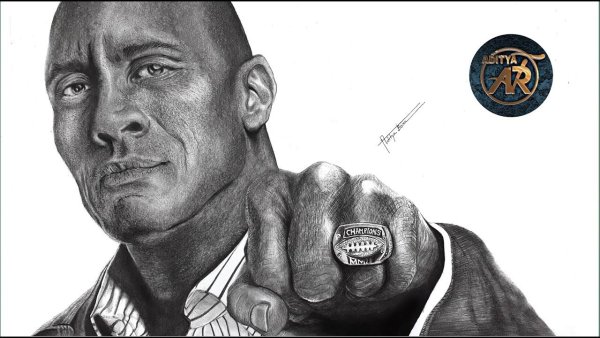 Дуэйн скала Джонсон раскраска