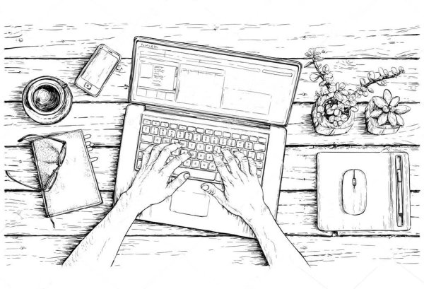 Компьютерный скетч