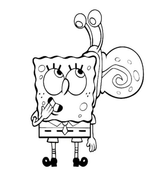 Спанч Боб рисовать