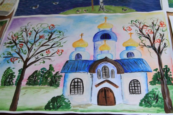 Церковь рисунок Йошкар Ола