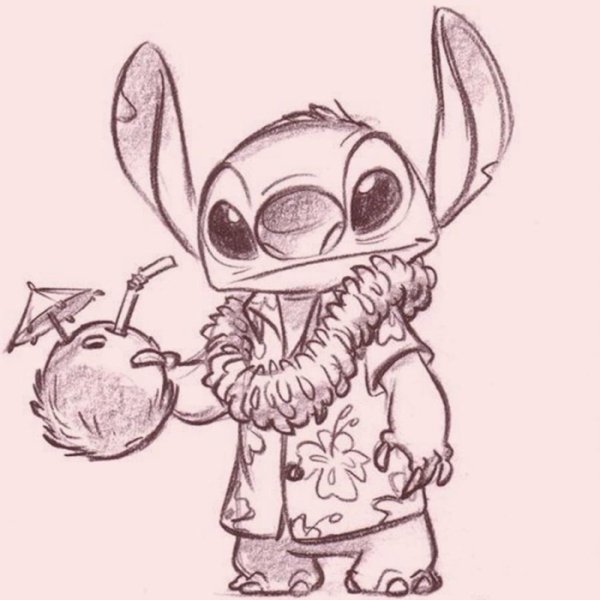 Стич из Лило и Стич карандаш